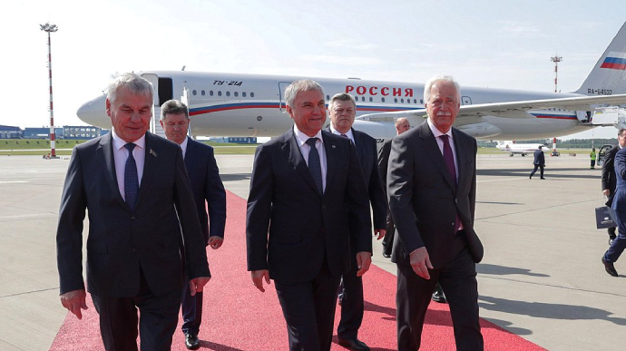 Глава Держдуми Володін полетів до Лукашенка