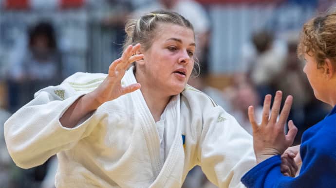 Ukrainian judoka wins first gold at Grand Slam tournament