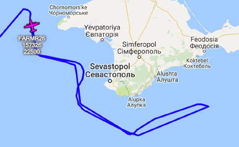 Пентагон: росіяни здійснили небезпечне перехоплення літака США над Чорним морем