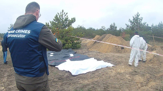 Horrific findings: 78 bodies, including a baby, exhumed in liberated Sviatohirsk and Lyman