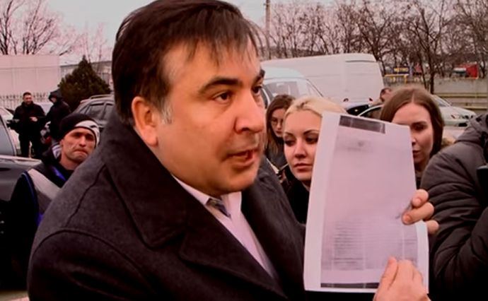 Саакашвили обвинил управление СБУ в коррупции и рэкете