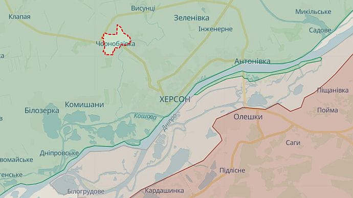 Woman killed in Russian attack on Chornobaivka, Kherson Oblast