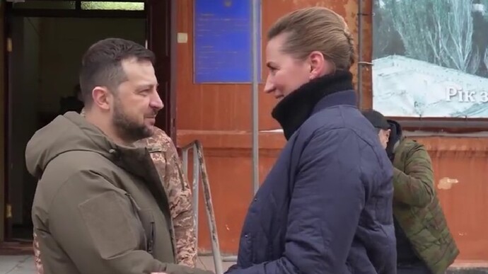 Зеленский приехал в Николаевскую область: встретился с премьером Дании