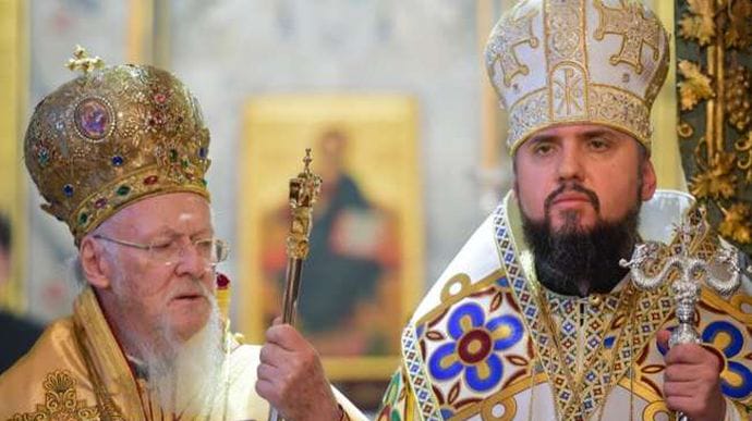 Патріарх Варфоломій та митрополит Епіфаній очолять літургію в Києві