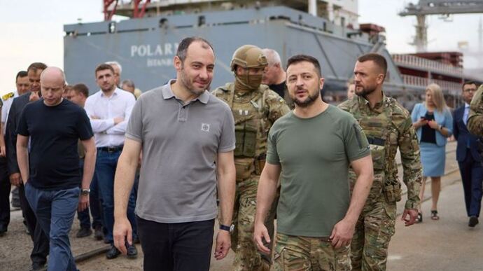 Zelenskyy visits Odessa: We are ready to export grain