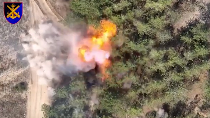 Armed Forces of Ukraine destroy Russian heavy mortar – video