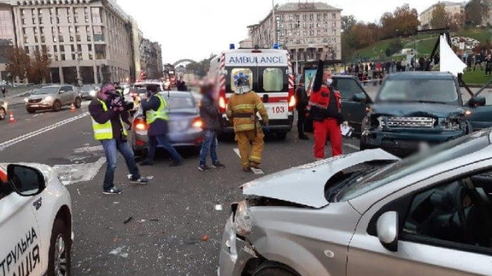 ДТП на Майдане: водитель рассказал, что потерял сознание
