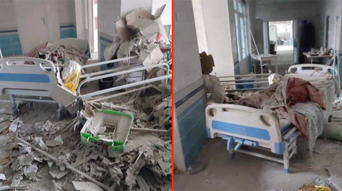 There is not a single hospital left intact in the Luhansk region