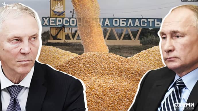Russian proxy allowed Russian exporters to take 34,000 tonnes of grain worth €6 million out of Kherson Oblast