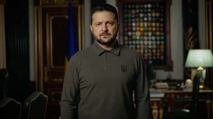 Zelenskyy mentions Russia's retreat in his evening address, but not Zaluzhnyi's article 