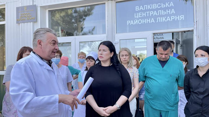 Протест медиков на Харьковщине: глава ОГА и министр обещают погасить долги
