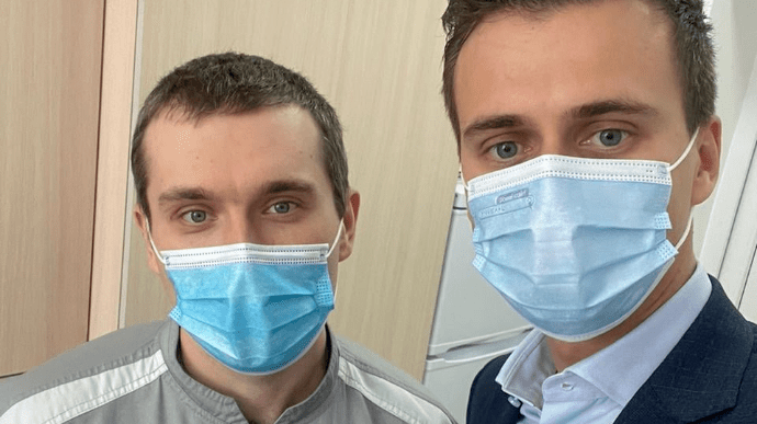 Черкаський лікар першим в Україні вакцинувався від коронавірусу 