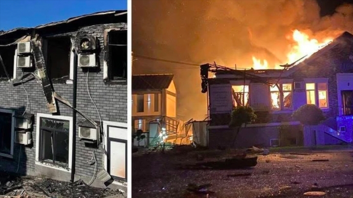 Clinic for disabled children and former POWs destroyed in Russian attack