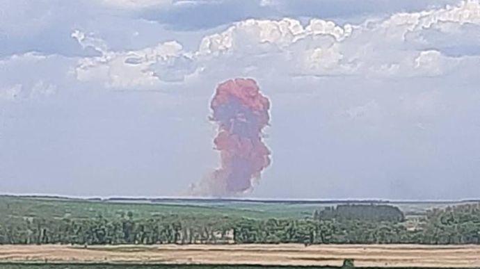 У Харківській області снаряд спричинив вибух на складі з аміачною селітрою
