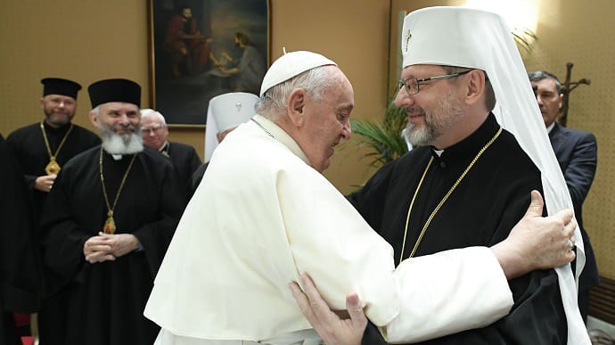 Ukrainian Greek Catholic Church bishops meet with Pope and explain how he offended Ukrainians