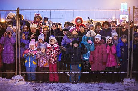 Зустріч дітей та Діда Мороза в Самарі. Фото: dimka-jd