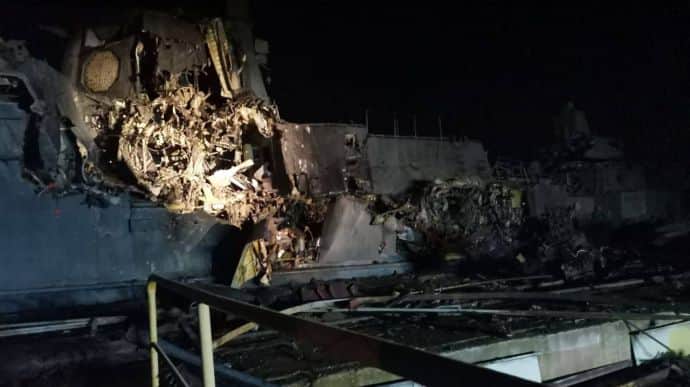Photos emerge of Russian Askold missile carrier destroyed in Kerch