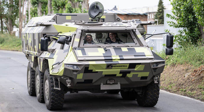 Rheinmetall plans to start producing its armoured vehicles in Ukraine in 2024