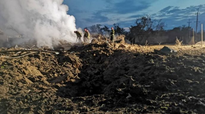 Eight people wounded in Odesa Oblast strike, photos of aftermath emerge