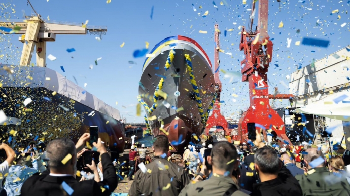 Ukrainian Hetman Ivan Vyhovskyi corvette launched in Istanbul – photos