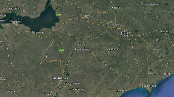 Injured Russians taken to hospital in Melitopol after loud night in city of Vasylivka