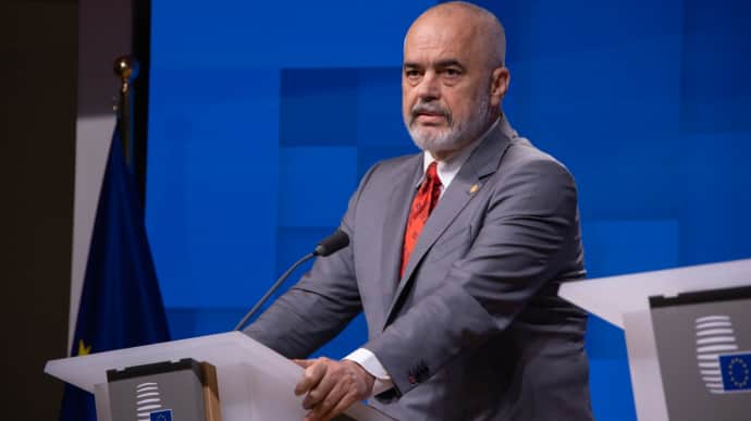 Albanian PM blames West for delays and restrictions in supporting Ukraine
