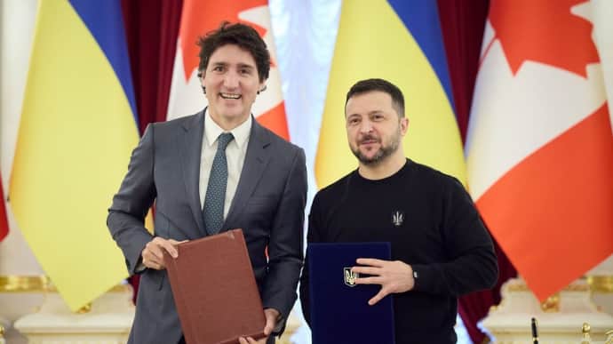 Ukraine signs first security agreement with a non-European nation