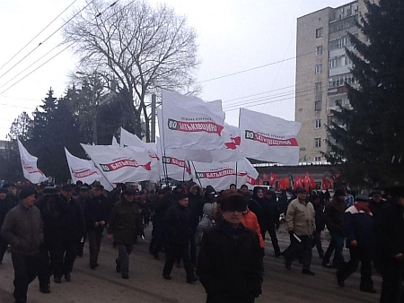 Оппозиционный марш в Тернополе