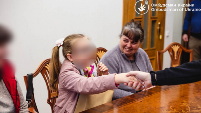 Another two children brought back from occupied territory