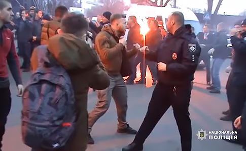 Полиция заявила о задержании организаторов столкновений в Черкассах