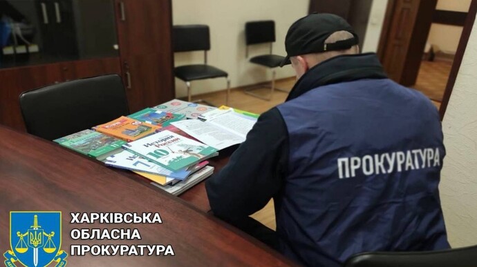 In Kharkiv Oblast, occupiers impose Russian propaganda through textbooks