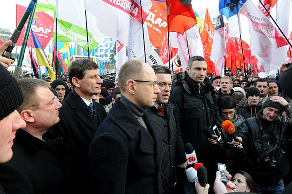 Тройка оппозиционных лидеров во Франковске 
