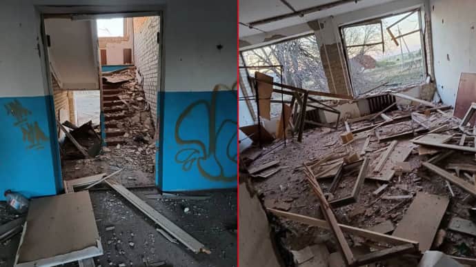 Russians strike school in Kherson Oblast, no casualties – photos