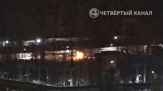 Explosion occurs at power substation supplying defence facilities in Russia's Yekaterinburg – video