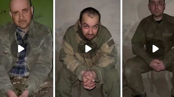 Tavriia Group of Forces releases video showing Russian prisoners of war captured near Marinka