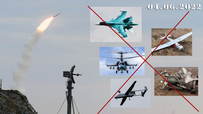 ППО України приземлила 9 російських цілей, серед них винищувач-бомбардувальник