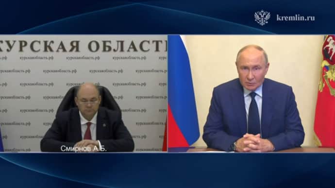 Putin summons Kursk governor via video link, urges him to show courage