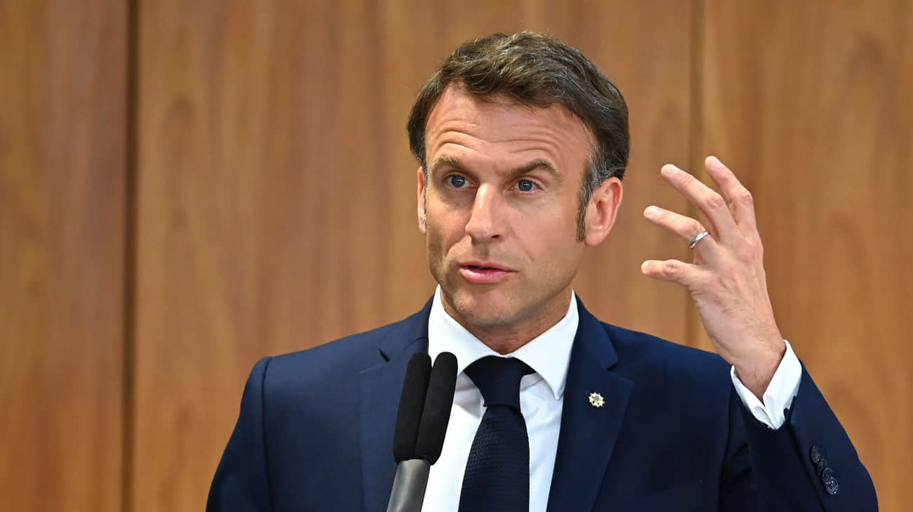 Macron urged the US to impose sanctions against