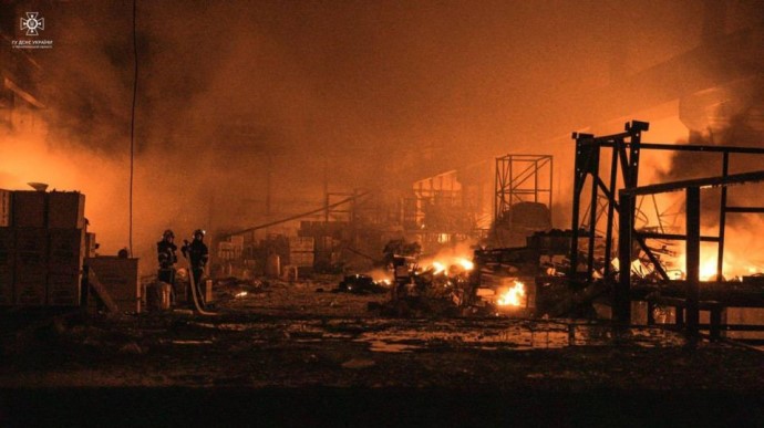 З'явились деталі удару по Тернополю: пошкоджені склади й університет