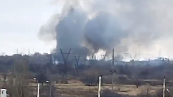 Russian ammunition explodes in occupied Kadiivka