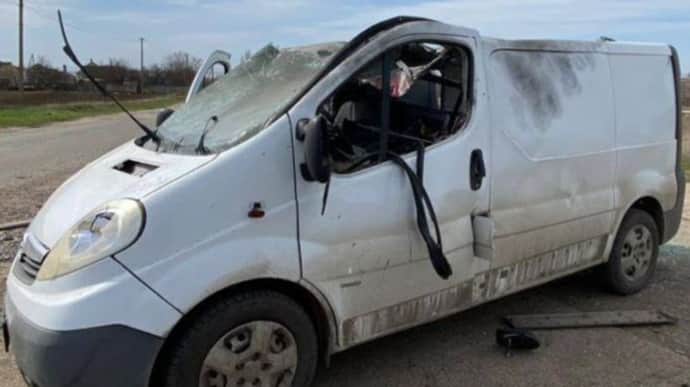 Russian UAV strikes civilian car in Nikopol district, killing one person