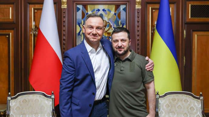Zelenskyy and Duda discuss latest events in Russia, counteroffensive and ZNPP concerns
