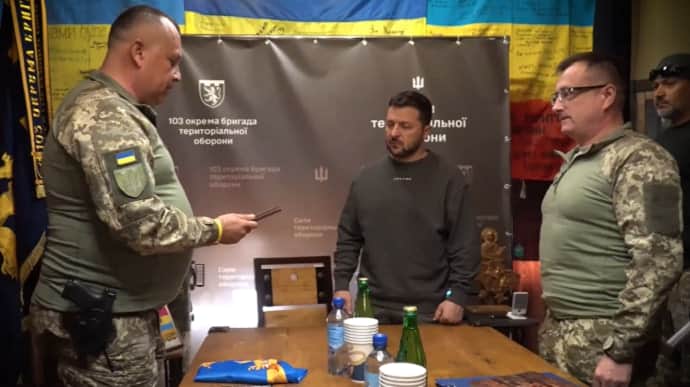 Зеленський відвідав військових на Куп’янсько-Лиманському напрямку