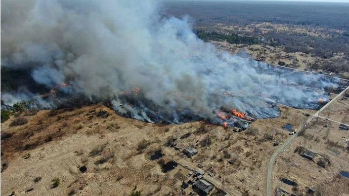 В России на Урале выгорел поселок, введен чрезвычайный режим