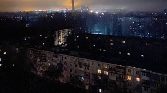 На Запорожской ТЭС произошла авария, оставив ряд населенных пунктов без света