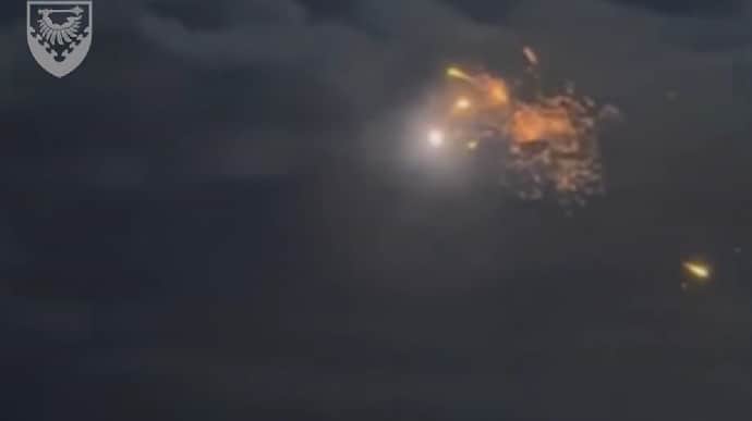 Ukraine's Air Force Commander displays anti-aircraft unit's success against Russian drones – video