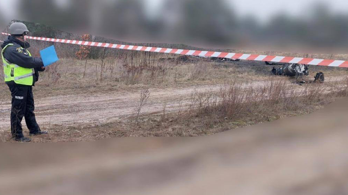 Поліція виявила уламки ракет РФ у кількох районах Київщини