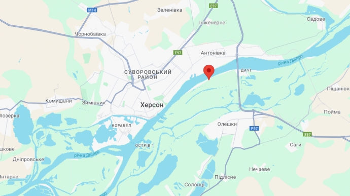 Russian army drops explosives on Kindiika in Kherson Oblast, injuring one civilian