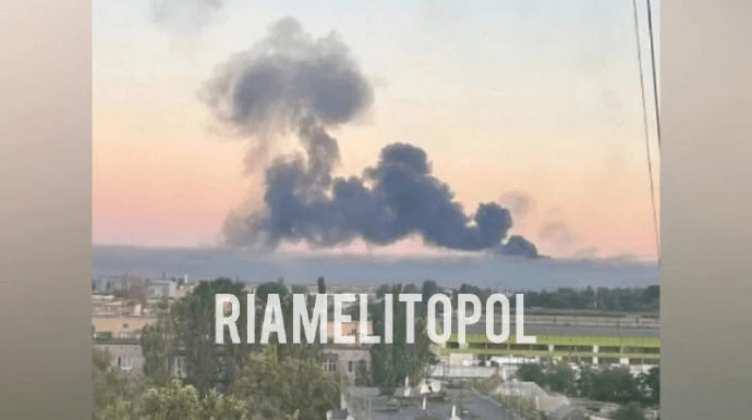 СМИ: В Мелитополе взрывы, говорят об ударе по занятому россиянами аэродрому