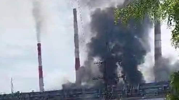 У Ростовській області РФ спалахнула Новочеркаська електростанція